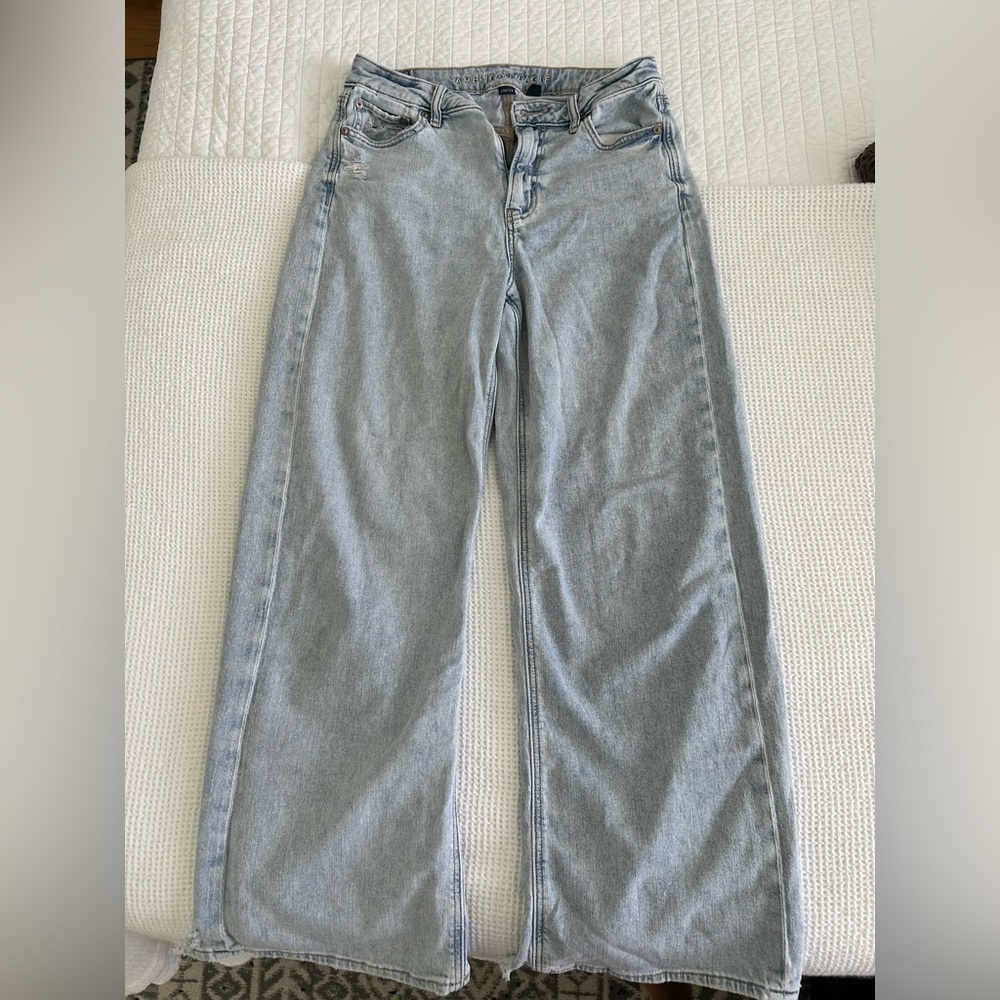 American Eagle Outfitters High rise baggy wide leg
